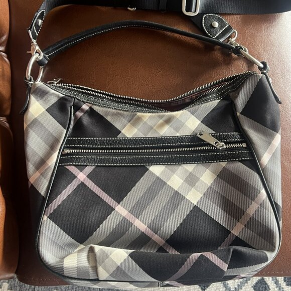 Burberry Blue Label Shoulder Bag – Pink Nova Check, Rare Japan